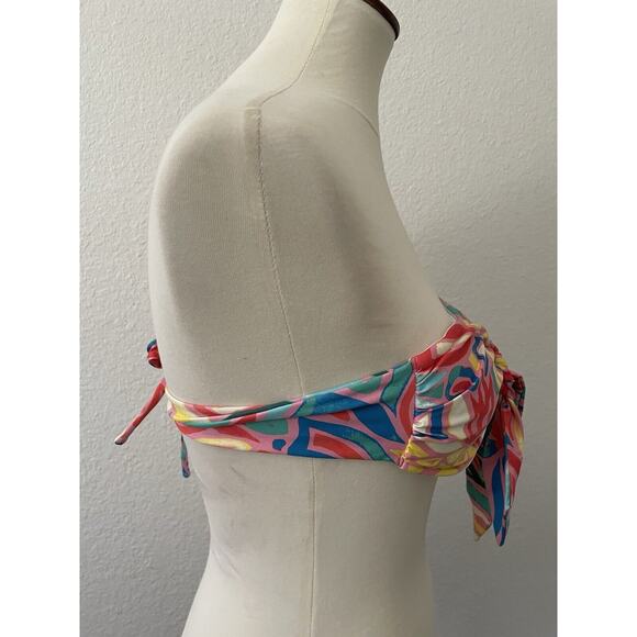 Kenny Flowers Swim Knot Bandeau Bikini Top Colombia Strapless Swimwear - Picture 4 of 5